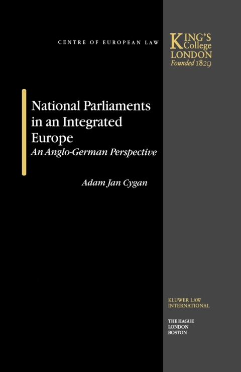 Cover image for book National Parliaments in an Integrated Europe