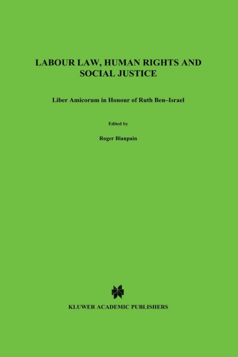 Cover image for book Labour Law, Human Rights and Social Justice