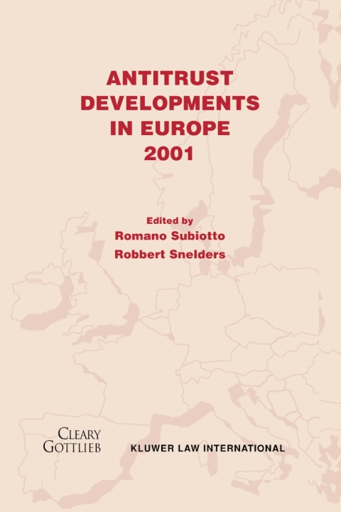 Cover image for book Antitrust Developments in Europe 2001