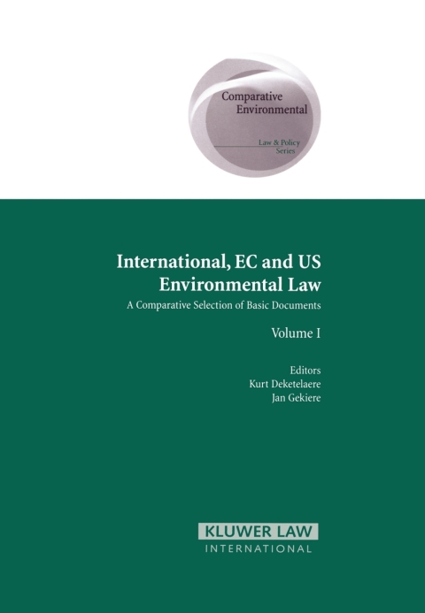 Cover image for book International, EC and US Environmental Law