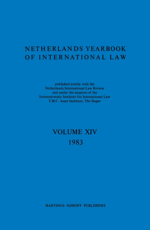 Cover image for book Netherlands Yearbook of International Law 1983