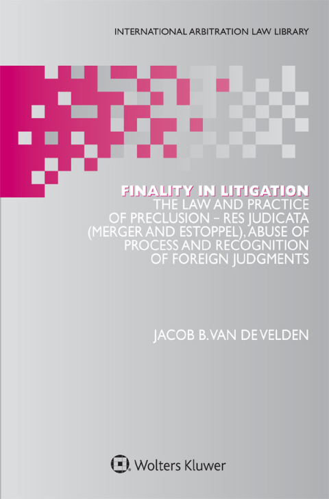 Cover image for book Finality in Litigation