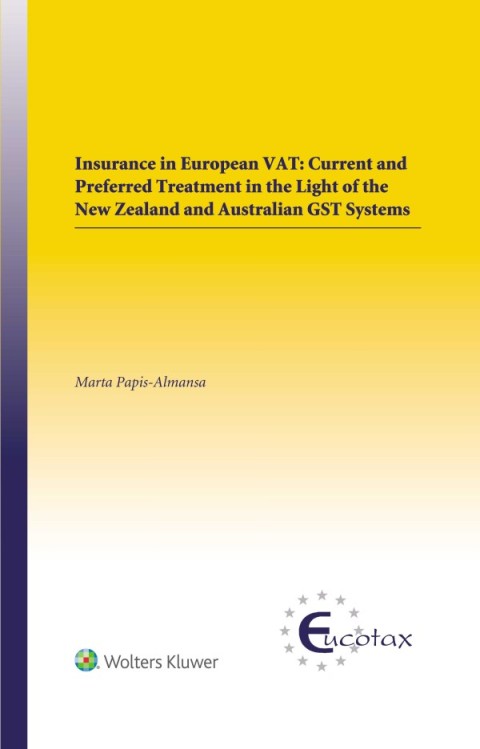 Cover image for book Insurance in European VAT