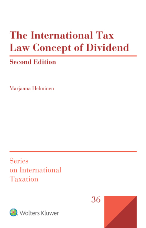 Cover image for book The International Tax Law Concept of Dividend