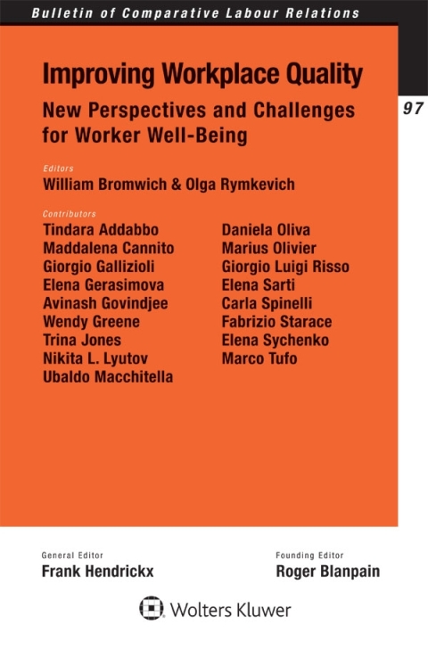 Cover image for book Improving Workplace Quality