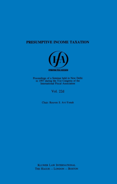 Cover image for book IFA: Presumptive Income Taxation