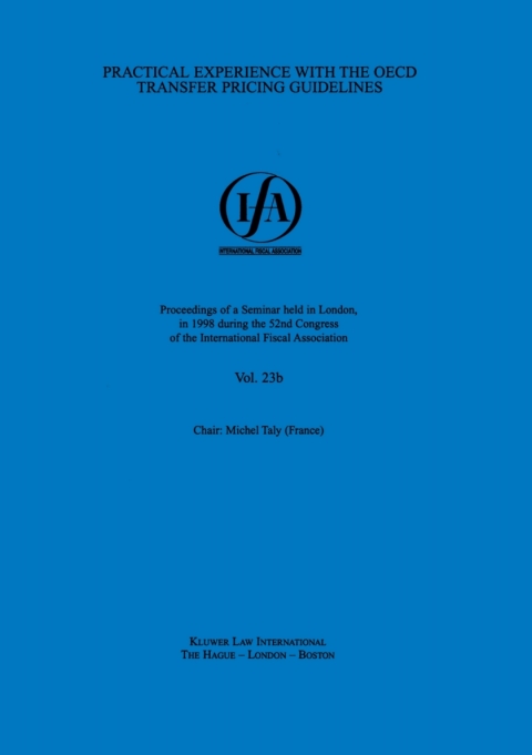 Cover image for book IFA: Practical Experience with the OECD Transfer Pricing Guidelines