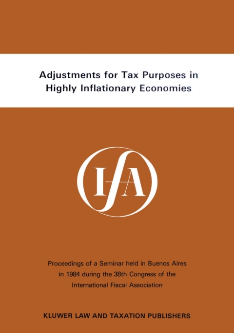 Cover image for book Adjustments for Tax Purposes in Highly Inflationary Economies