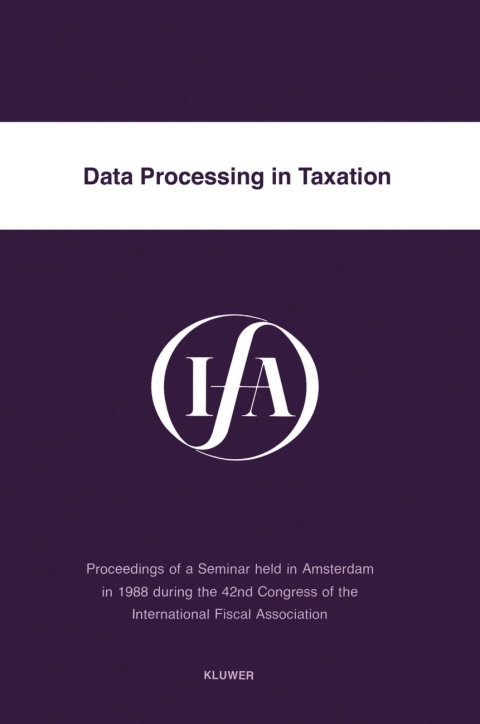 Cover image for book Data Processing in Taxation