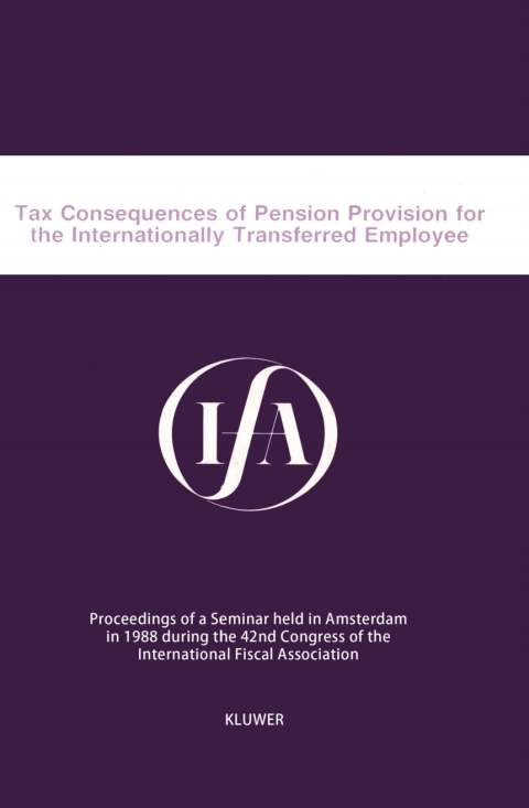 Cover image for book Tax Consequences of Pension Provision for the Internatinionally Transfered Empleyee