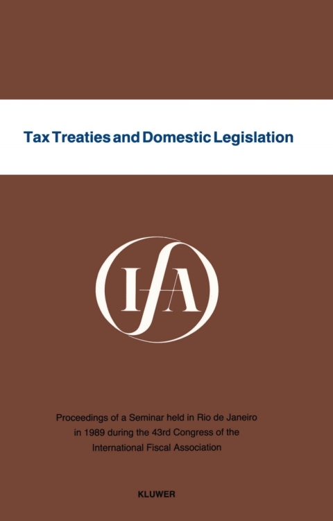 Cover image for book Tax Treaties and Domestic Legislation