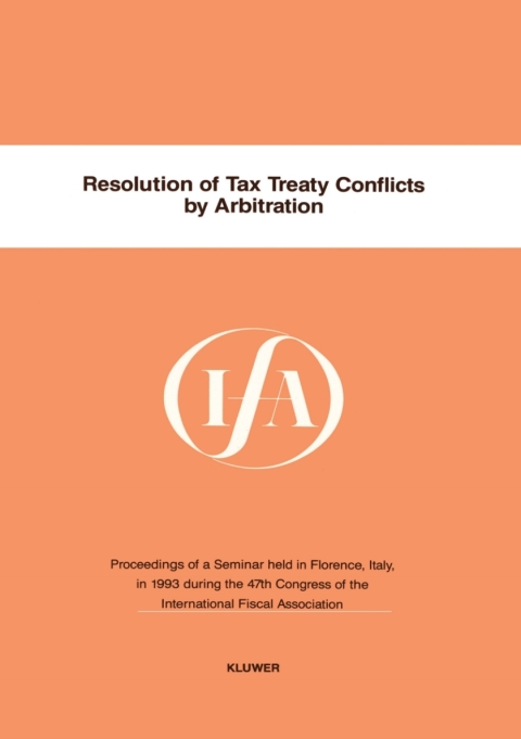 Cover image for book Resolution of Tax Treaty Conflicts by Arbitration