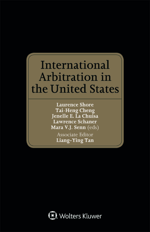 Cover image for book International Arbitration in the United States