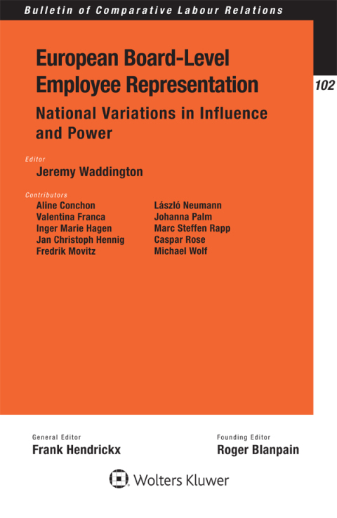 Cover image for book European Board-Level Employee Representation