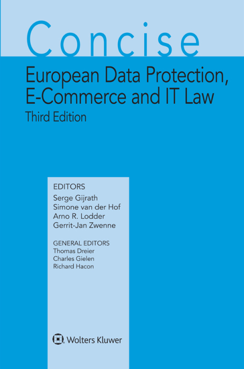 Cover image for book Concise European Data Protection, E-Commerce and IT Law