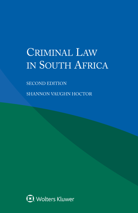 Cover image for book Criminal Law in South Africa