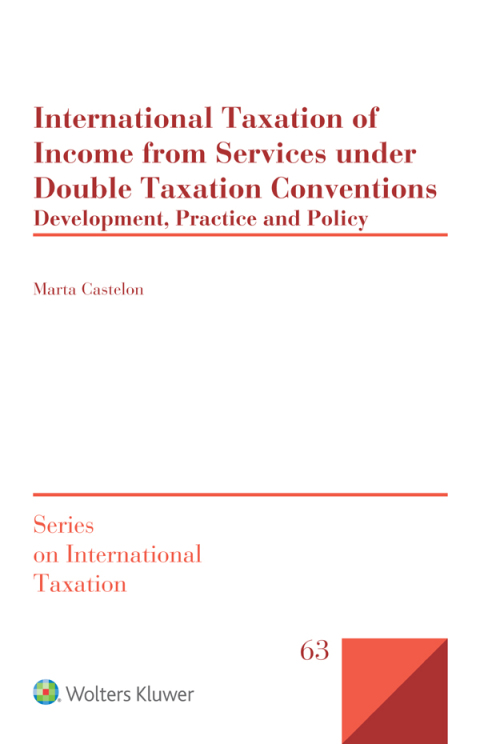 Cover image for book International Taxation of Income from Services under Double Taxation Conventions