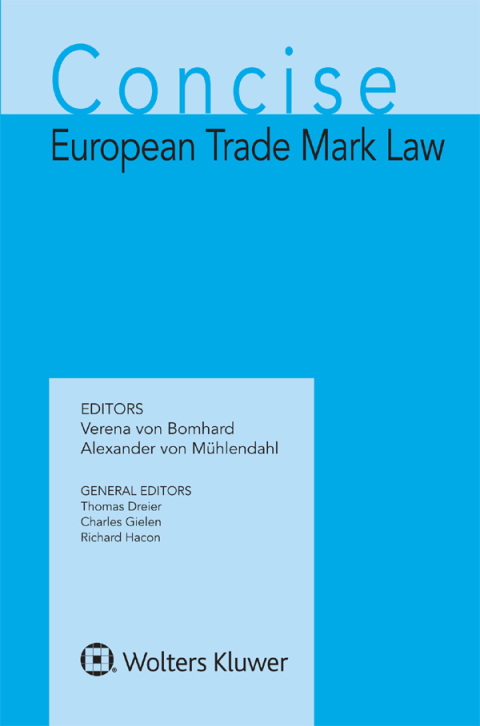 Cover image for book Concise European Trade Mark Law