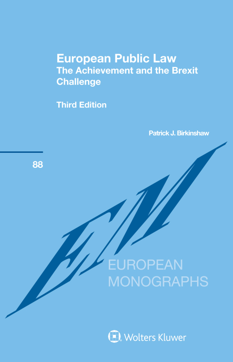 Cover image for book European Public Law