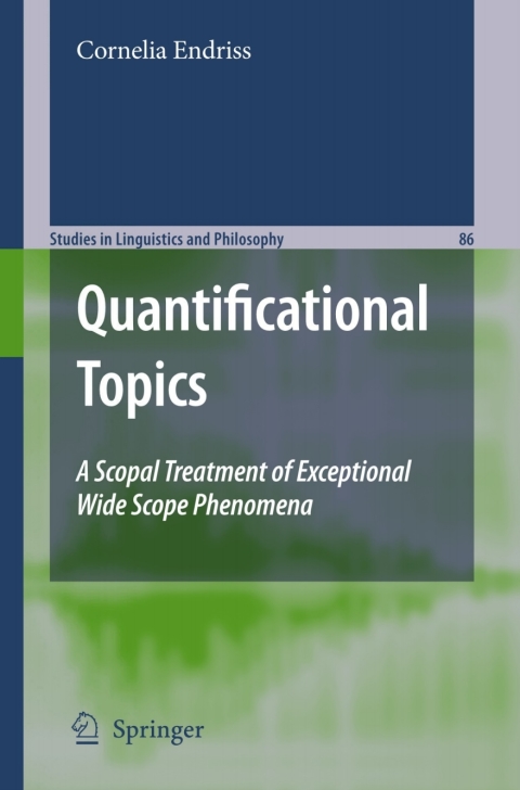 Cover image for book Quantificational Topics