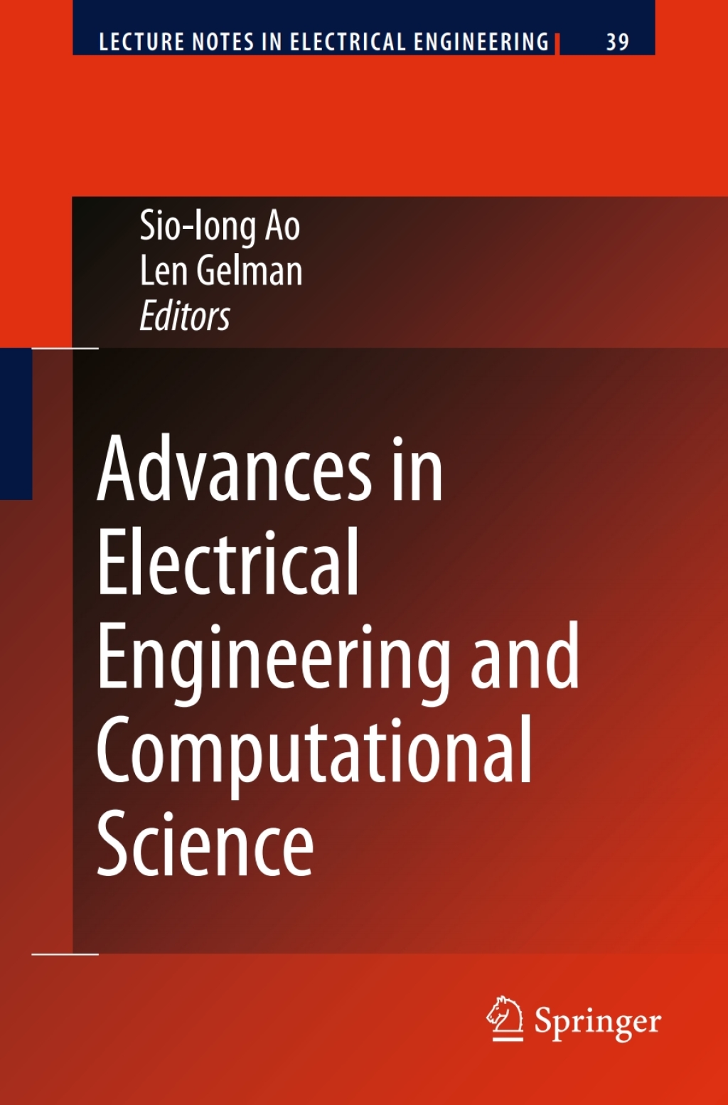 Advances in Electrical Engineering and Computational Science (eBook) - Len Gelman