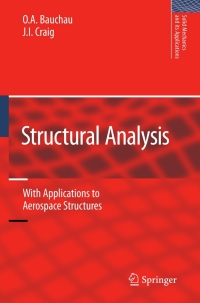 صورة الغلاف: Structural Analysis 1st edition 9789048125159