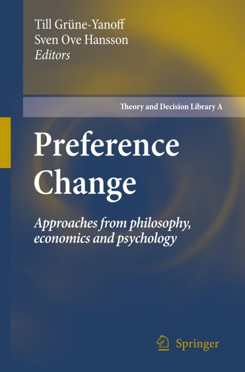Cover image for book Preference Change