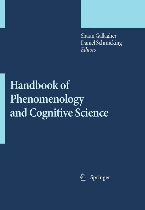 Cover image for book Handbook of Phenomenology and Cognitive Science
