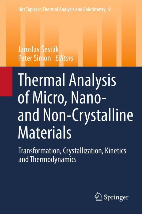 Cover image for book Thermal analysis of Micro, Nano- and Non-Crystalline Materials