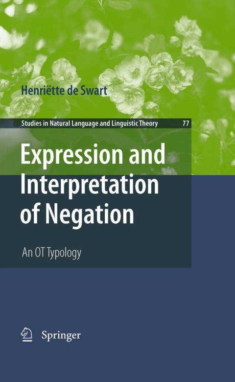 Cover image for book Expression and Interpretation of Negation