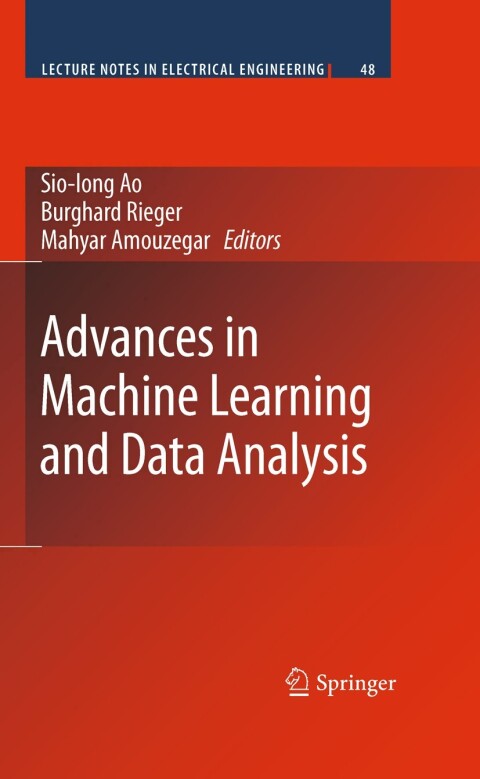 Cover image for book Advances in Machine Learning and Data Analysis