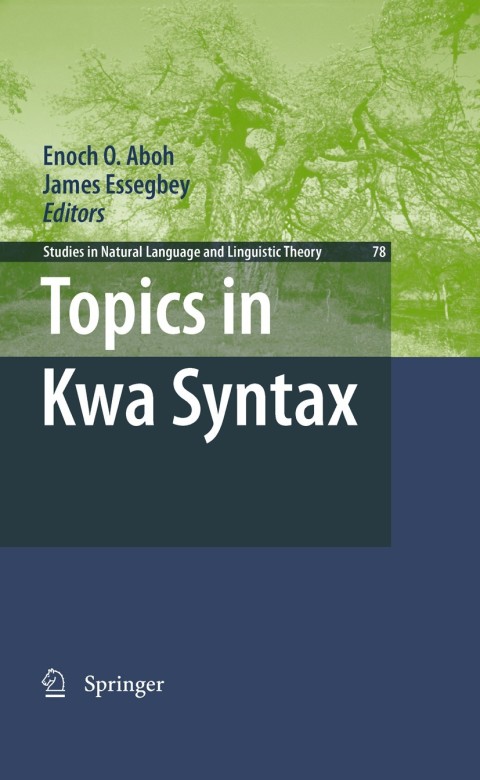 Cover image for book Topics in Kwa Syntax