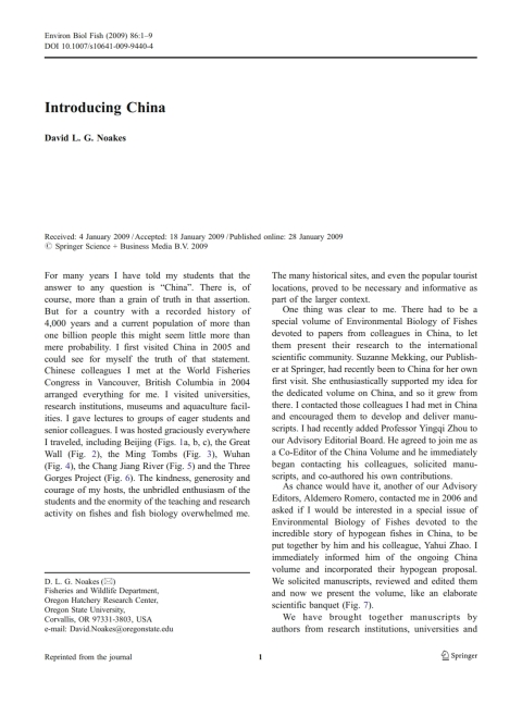 Cover image for book Chinese Fishes