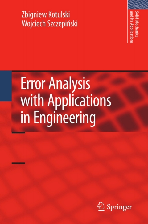 Cover image for book Error Analysis with Applications in Engineering