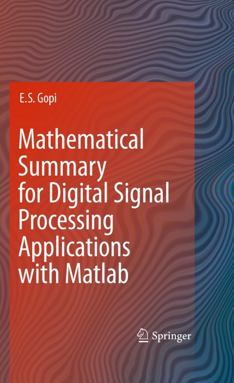 Cover image for book Mathematical Summary for Digital Signal Processing Applications with Matlab