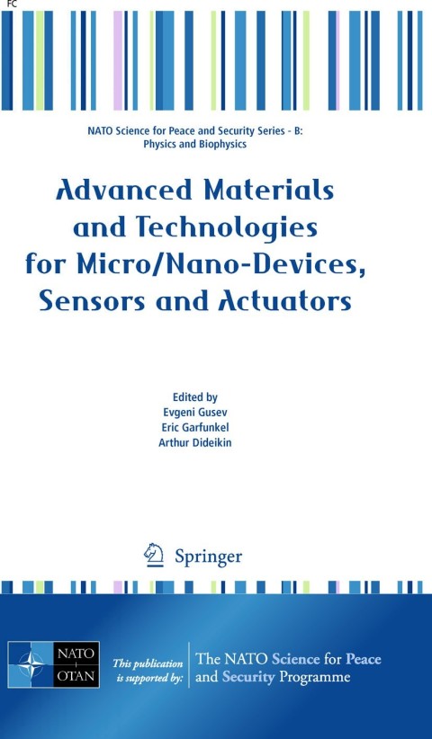 Cover image for book Advanced Materials and Technologies for Micro/Nano-Devices, Sensors and Actuators