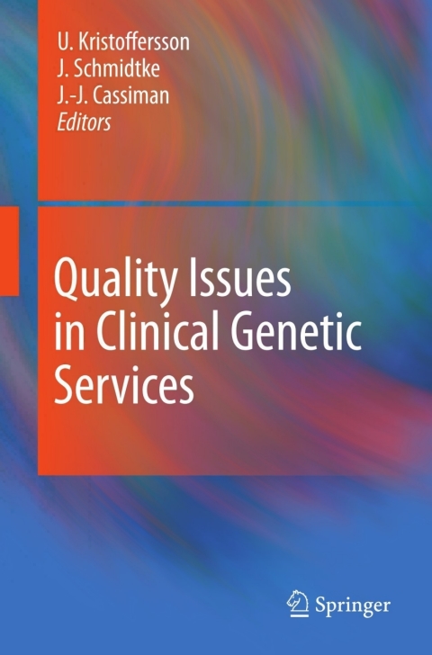 Cover image for book Quality Issues in Clinical Genetic Services