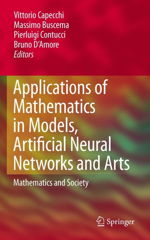 Cover image for book Applications of Mathematics in Models, Artificial Neural Networks and Arts