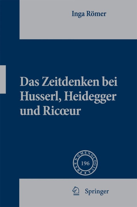 Cover image for book Das Zeitdenken bei Husserl, Heidegger und Ricoeur