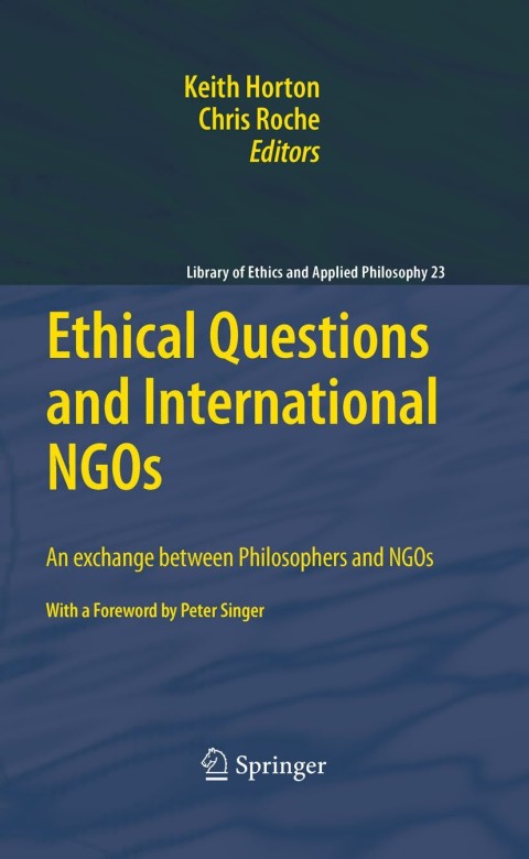 Cover image for book Ethical Questions and International NGOs