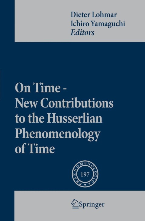 Cover image for book On Time - New Contributions to the Husserlian Phenomenology of Time