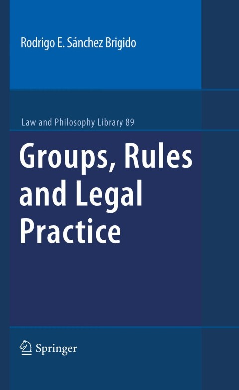 Cover image for book Groups, Rules and Legal Practice