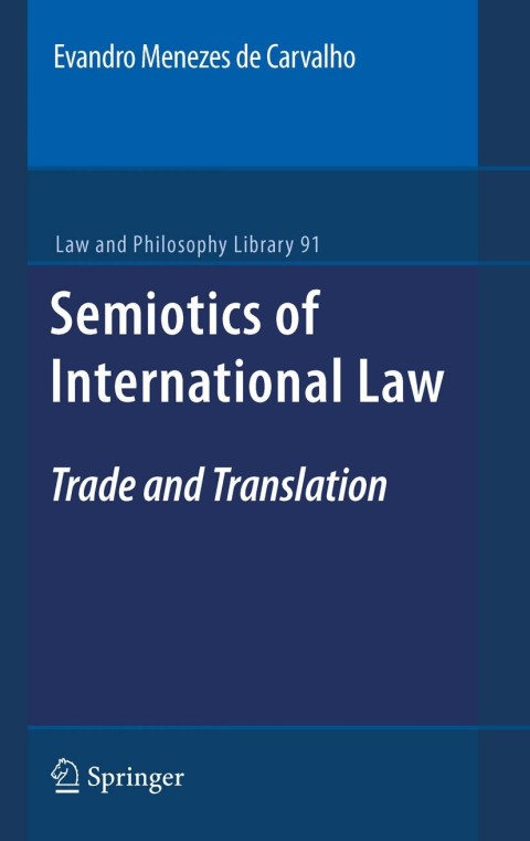 Cover image for book Semiotics of International Law