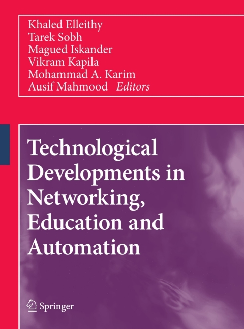 Cover image for book Technological Developments in Networking, Education and Automation