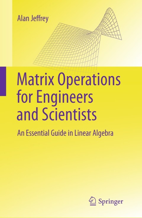 Cover image for book Matrix Operations for Engineers and Scientists