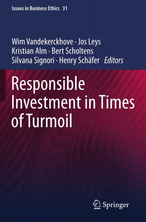 Cover image for book Responsible Investment in Times of Turmoil