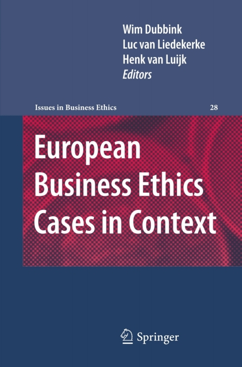 Cover image for book European Business Ethics Cases in Context