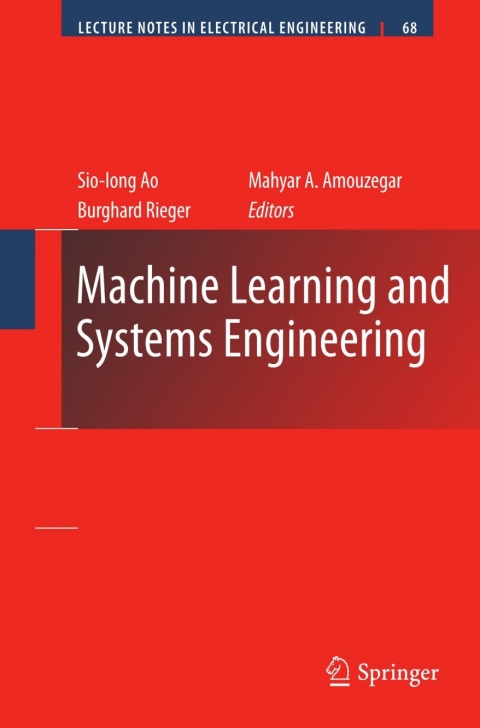 Cover image for book Machine Learning and Systems Engineering