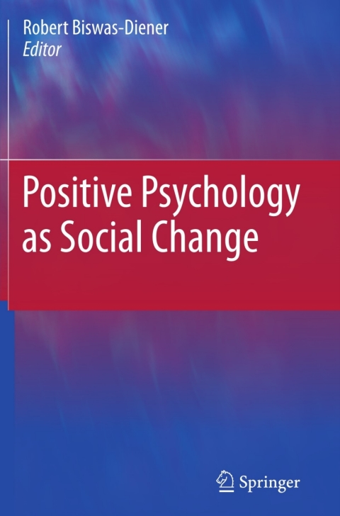 Cover image for book Positive Psychology as Social Change