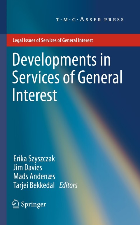 Cover image for book Developments in Services of General Interest